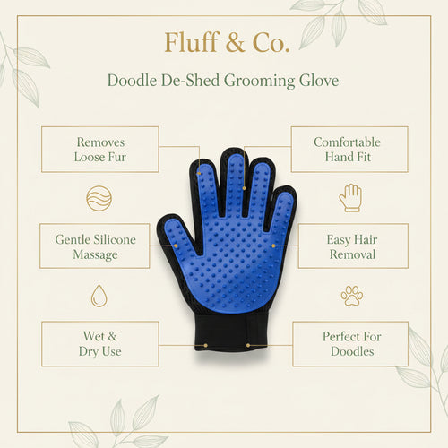 Five-finger design reaches legs, face and tail