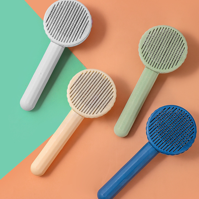 The Doodle De-Tangler™ Self-Cleaning Slicker Brush