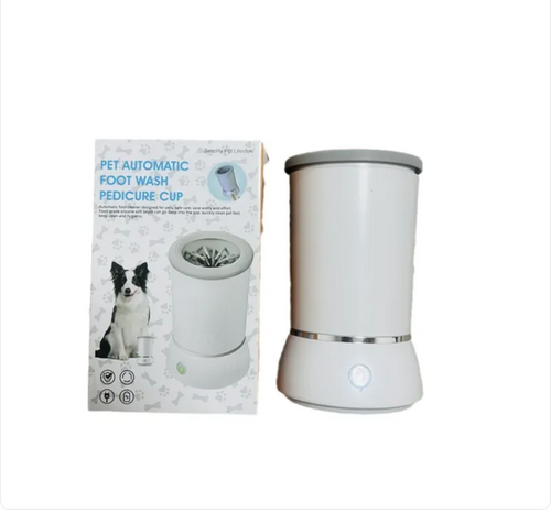Automatic paw cleaning cup - how it works